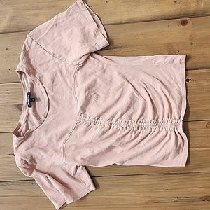 Express Pink Rouched Shirt